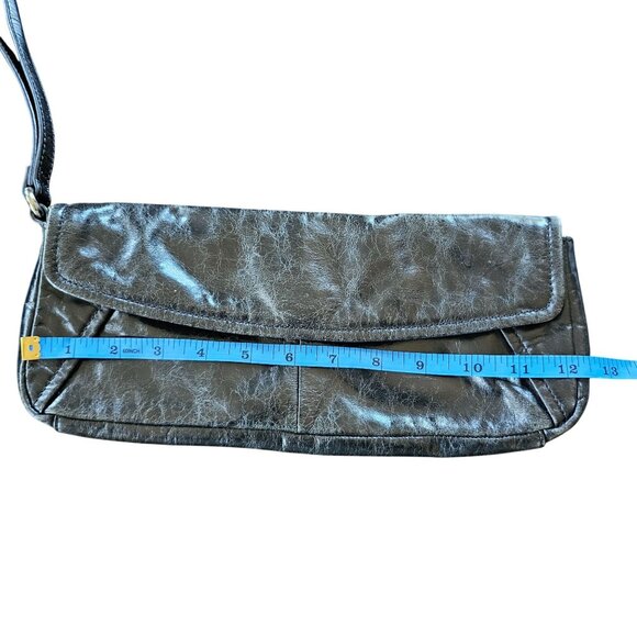 Kenneth Cole Distressed Clutch Purse with Wristlet Nice thicker Leather - Picture 9 of 13